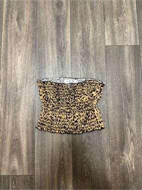 Leopard Print Tube Top